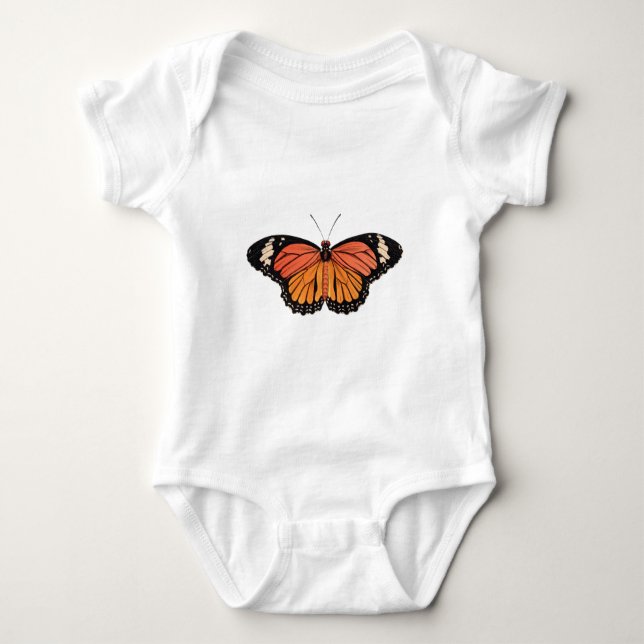 Monarch Butterfly Baby Strampler (Vorderseite)