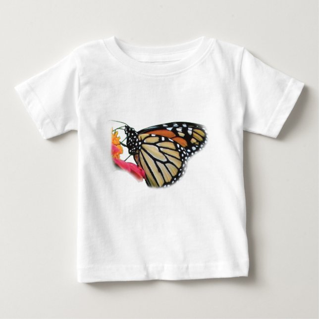 Monarch Butterfly-Bild Baby T-shirt (Vorderseite)