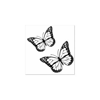 Monarch Butterfly-Briefmarke Gummistempel