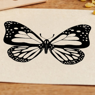 Monarch Butterfly-Briefmarke Gummistempel