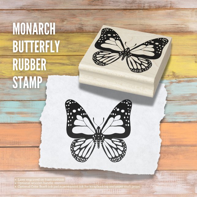 Monarch Butterfly-Briefmarke Gummistempel (The Butterfly Studio
Monarch Butterfly Rubber Stamp)