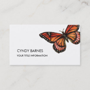 Monarch Butterfly Business Card Visitenkarte