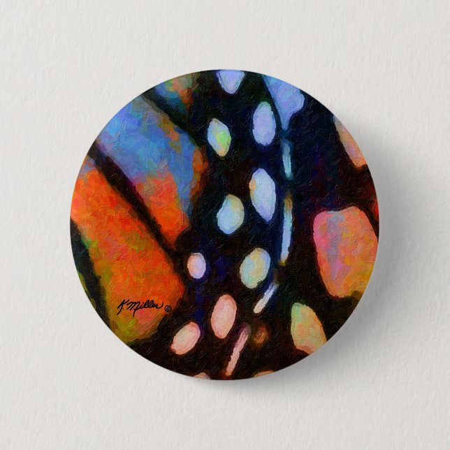 Monarch Butterfly Button (Vorderseite)