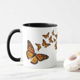Monarch Butterfly Coffee Tea Office Gift Ceramic Tasse
