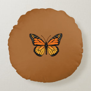 Monarch Butterfly Colors Rundes Kissen