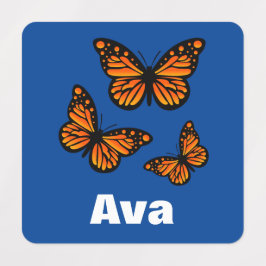 Monarch Butterfly Design - Kleiner Platz Kleidung  Etiketten