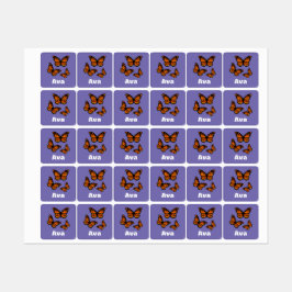 Monarch Butterfly Design - Kleiner Platz Kleidung  Etiketten
