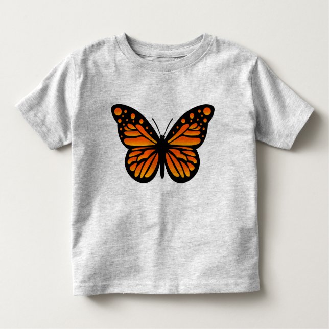 Monarch Butterfly Design - Kleinkind Fine Jersey T Kleinkind T-shirt (Vorderseite)