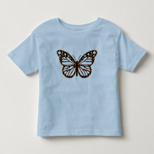 Monarch Butterfly Design - Kleinkind Fine Jersey T T-shirt