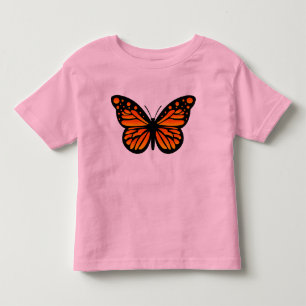 Monarch Butterfly Design - Kleinkind Fine Jersey T T-shirt
