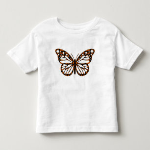 Monarch Butterfly Design - Kleinkind Fine Jersey T T-shirt