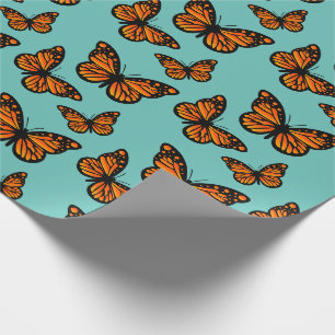 Monarch Butterfly Design - Matt Wrapping Paper Geschenkpapier