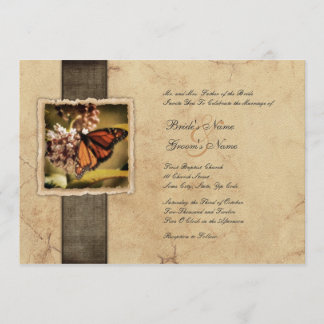 Monarch Butterfly Einladung