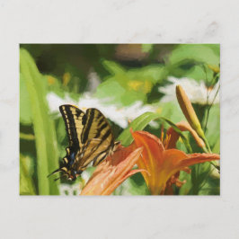 Monarch Butterfly Einladung Postkarte