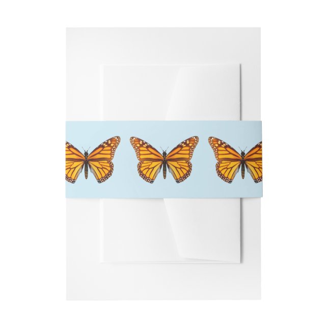 Monarch Butterfly Einladungsbanderole (Vorderseite Beispiel)