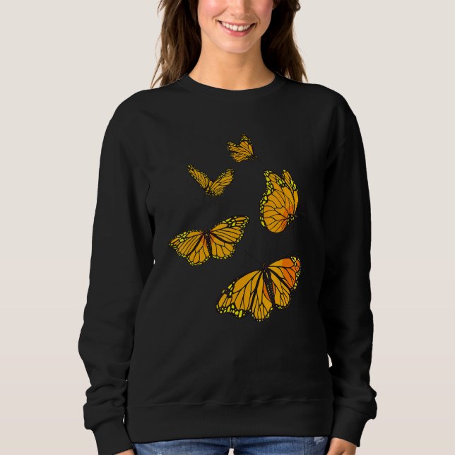 Monarch Butterfly Entomology Insect Sweatshirt (Vorderseite)