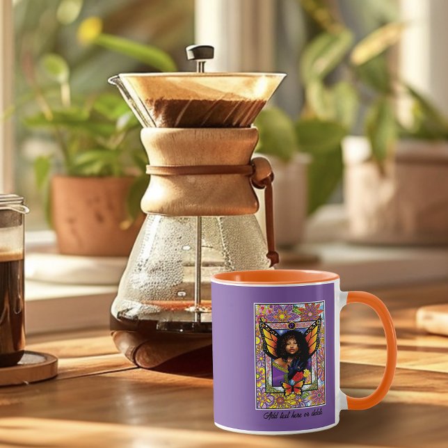 Monarch Butterfly Fairy Lila Tasse (Von Creator hochgeladen)