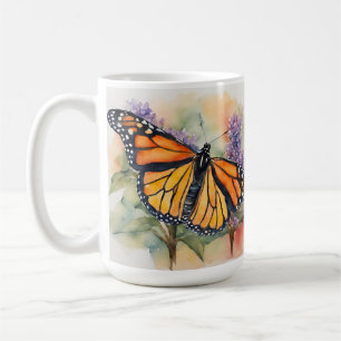 Monarch Butterfly Farbe Druck Kaffeetasse