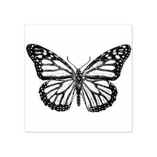 Monarch Butterfly Gummistempel