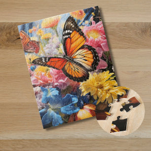 Monarch Butterfly im Garten Puzzle