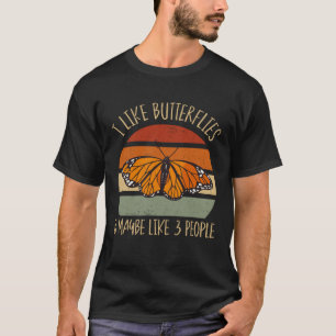 Monarch Butterfly Insekt Collector Entomologist Pu T-Shirt