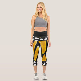 Monarch Butterfly Inspiriert Capri Leggings