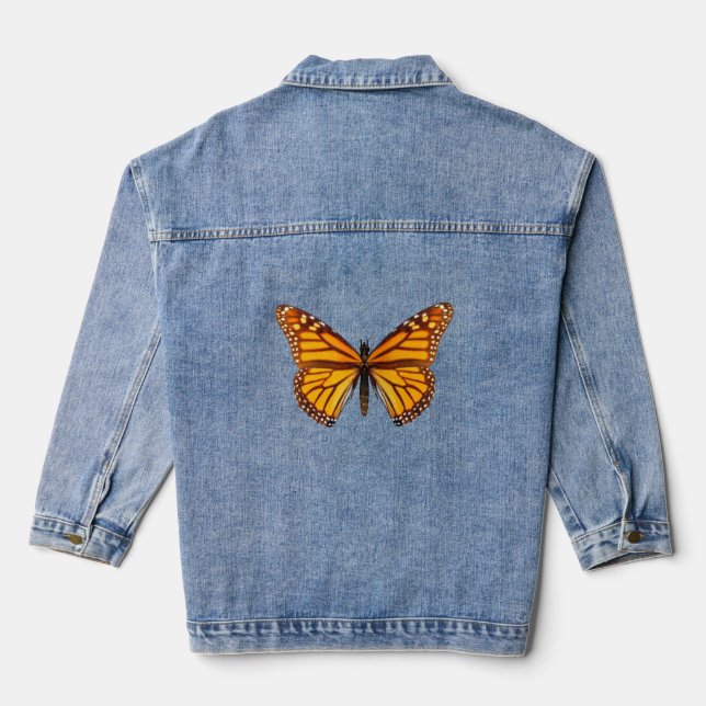 Monarch Butterfly Jeansjacke (Rückseite)
