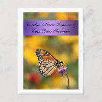 Monarch Butterfly-Karte