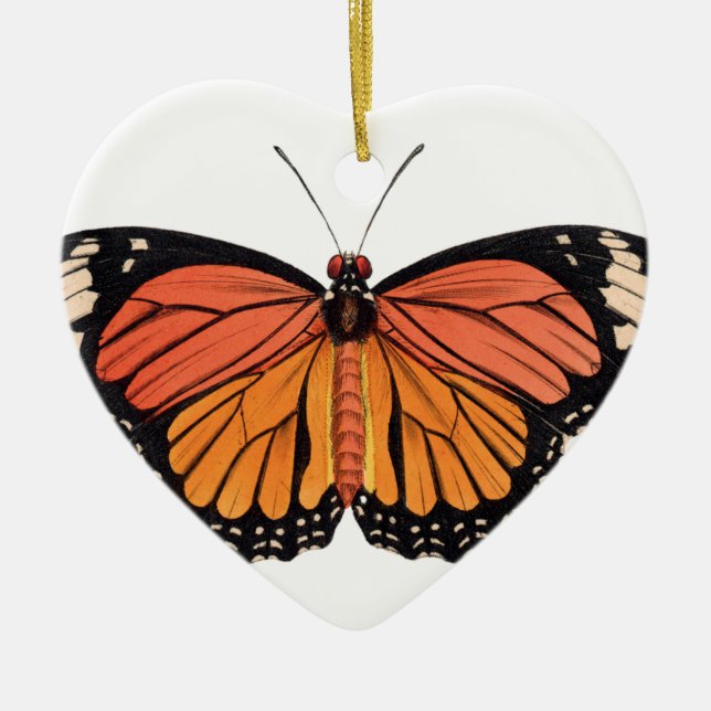 Monarch Butterfly Keramikornament (Vorne)