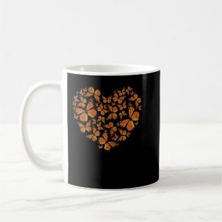 Monarch Butterfly Liebe Herz T Geschenk für Frauen Kaffeetasse