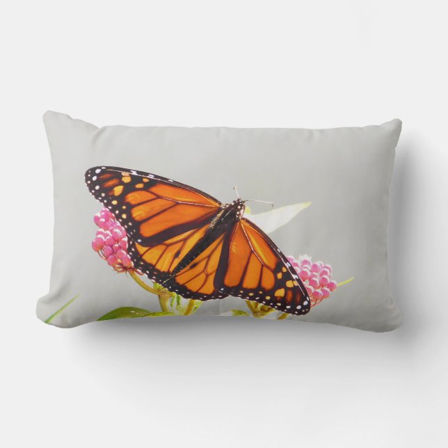 Monarch Butterfly Lumbar Kissen (Vorderseite)