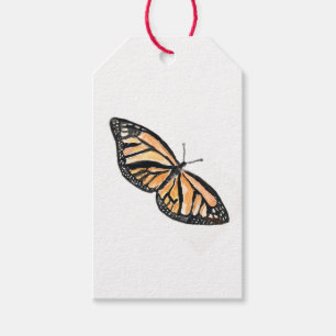 Monarch Butterfly-Malerei-Tags Geschenkanhänger