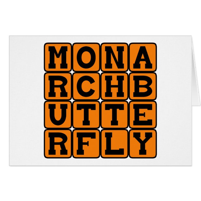 Monarch Butterfly, Milkweed Butterfly (Vorderseite (Horizontal))