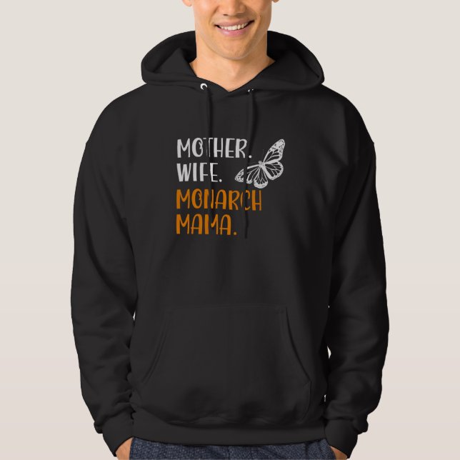 Monarch Butterfly Monarch Mama Insect Collector En Hoodie (Vorderseite)