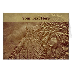 Monarch Butterfly Nature Art Foto-Karte