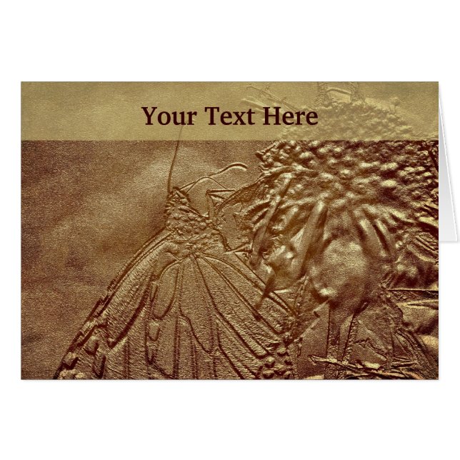 Monarch Butterfly Nature Art Foto-Karte (Vorderseite (Horizontal))