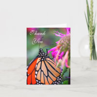 Monarch Butterfly Nature Danke Karte