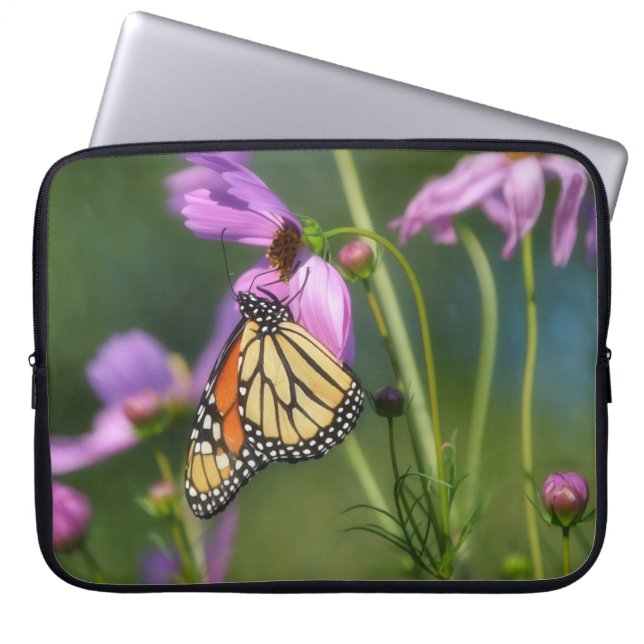 Monarch Butterfly Nature Laptop Sleeve Cover (Vorderseite)