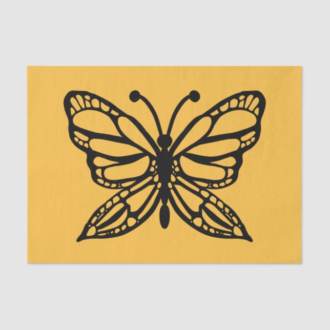 Monarch Butterfly Nature Schmetterlinge Seidenpapier (Vorderseite)