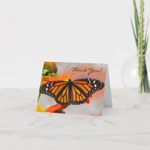 Monarch Butterfly-Note Dankeskarte