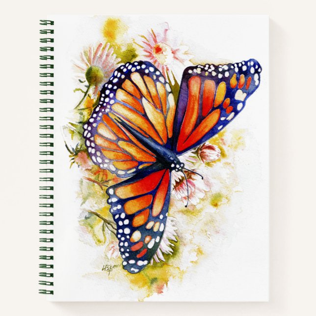 Monarch Butterfly Notizbuch (Vorderseite)