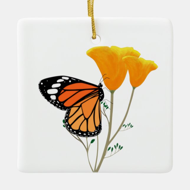 Monarch Butterfly Ornament (Vorderseite)