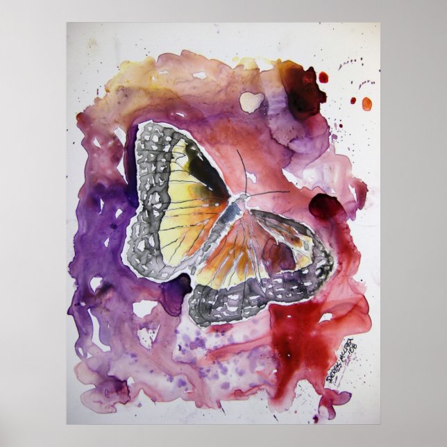 monarch_butterfly_painting poster (Vorne)