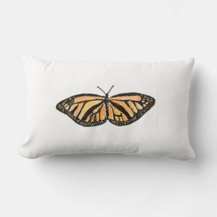 Monarch Butterfly Painting Throw Kissen