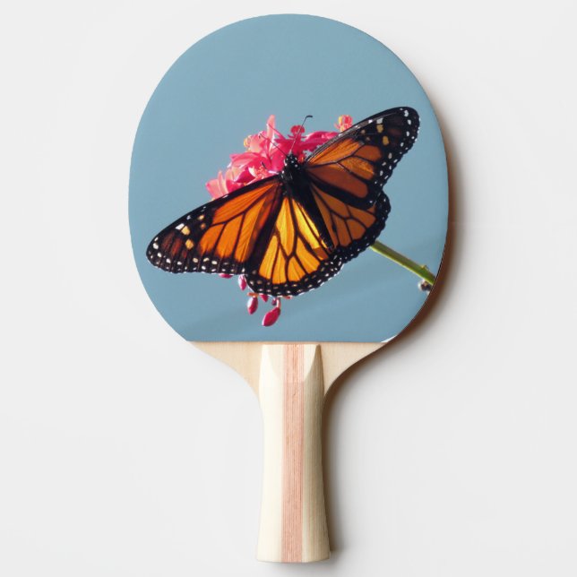 Monarch Butterfly - Ping Pong Paddle Tischtennis Schläger (Rückseite)