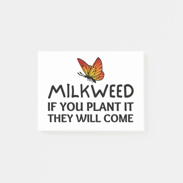 Monarch Butterfly Post-it Klebezettel (Vorderseite)