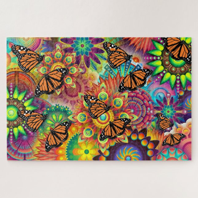 Monarch Butterfly Puzzle (Horizontal)