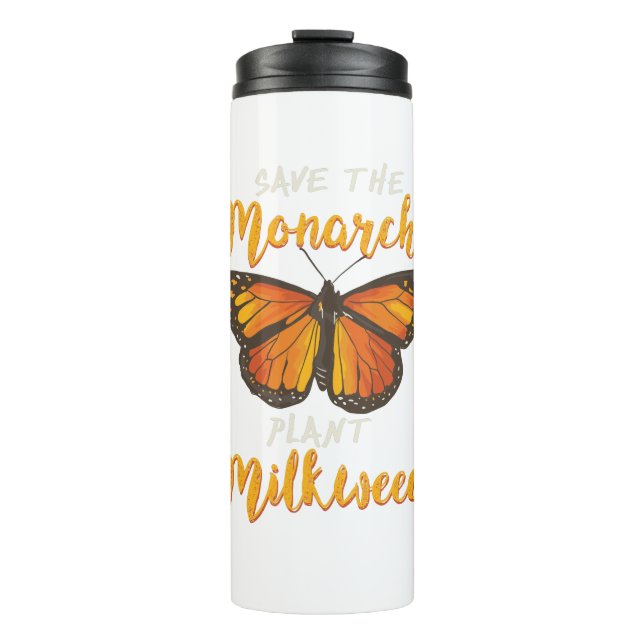 MONARCH BUTTERFLY: Save The Monarchs Thermosbecher (Vorderseite)