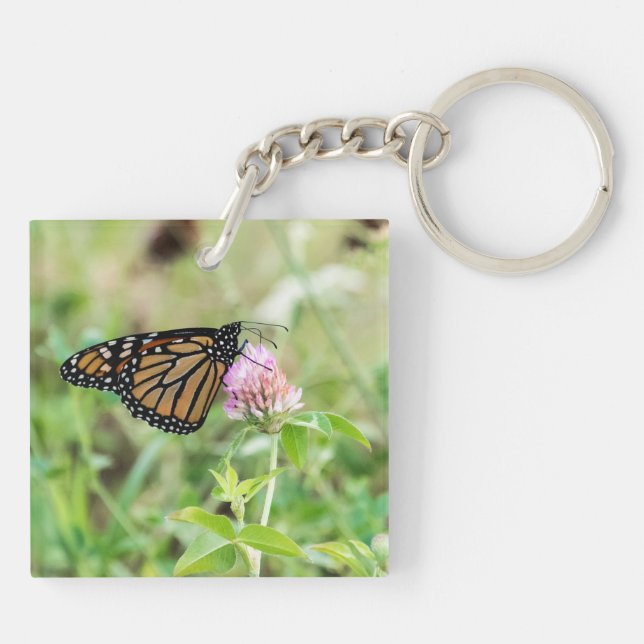 Monarch Butterfly Schlüsselanhänger (Rückseite)
