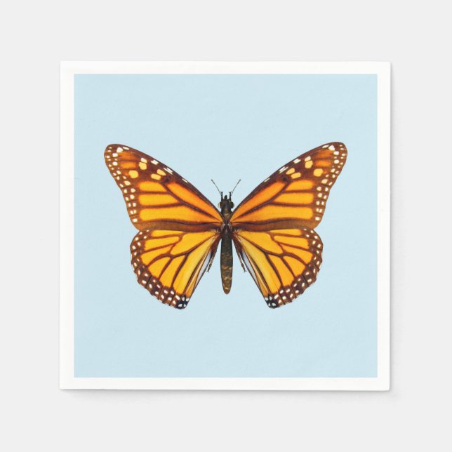 Monarch Butterfly Serviette (Vorderseite)